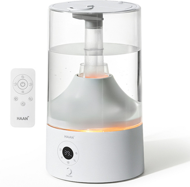 韓國 HAAN 超低噪音大容量可整機清洗遙控型複合式加濕器 5L, HA-HD800HA, 白色