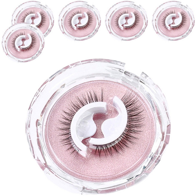 自黏假睫毛 3對, 眼尾加長款, 2組