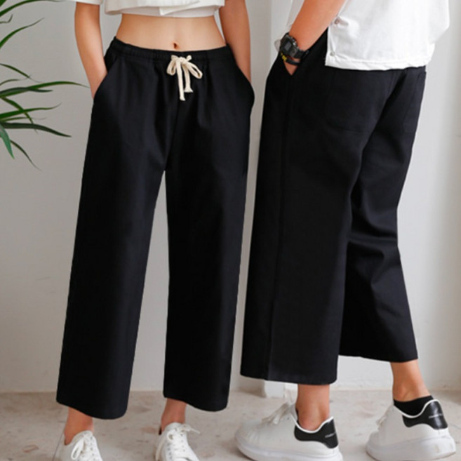 TURNKEY 男女通用大尺碼彈性寬版鬆緊帶長褲 890