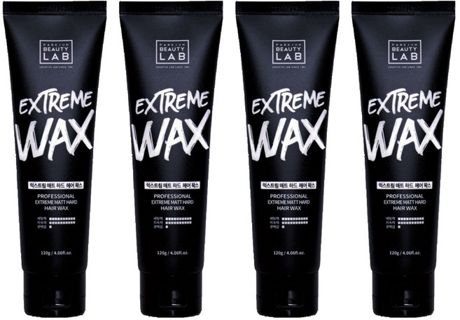박준뷰티랩 익스트림 매트 하드 헤어왁스, 120g, 4개