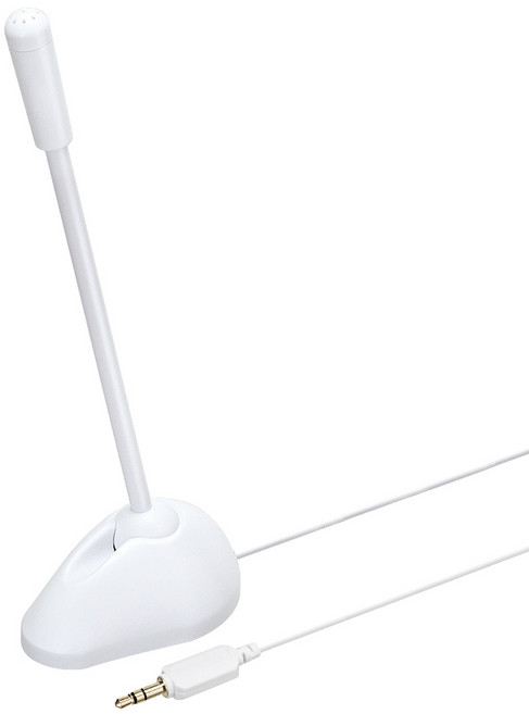 코시 유선 3극 전방향 고감도 마이크, MK3224, 화이트