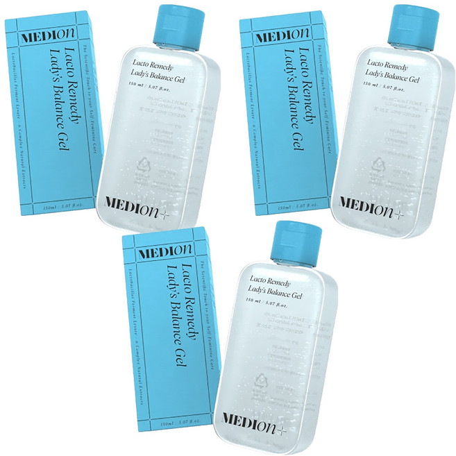 메디온 락토리메디 레이디스 수용성 밸런스젤 2.0, 150ml, 3개
