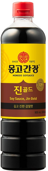 몽고식품 몽고간장 진골드, 900ml, 1개