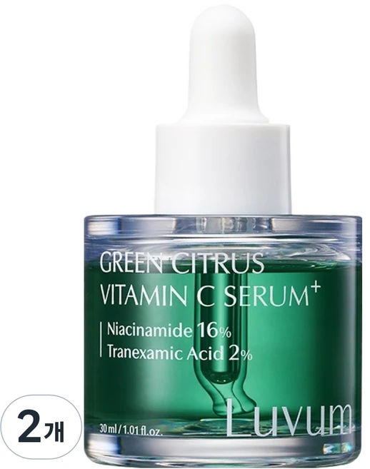 러븀 그린시트러스 나이아신 세럼 플러스, 2개, 30ml - 쿠팡