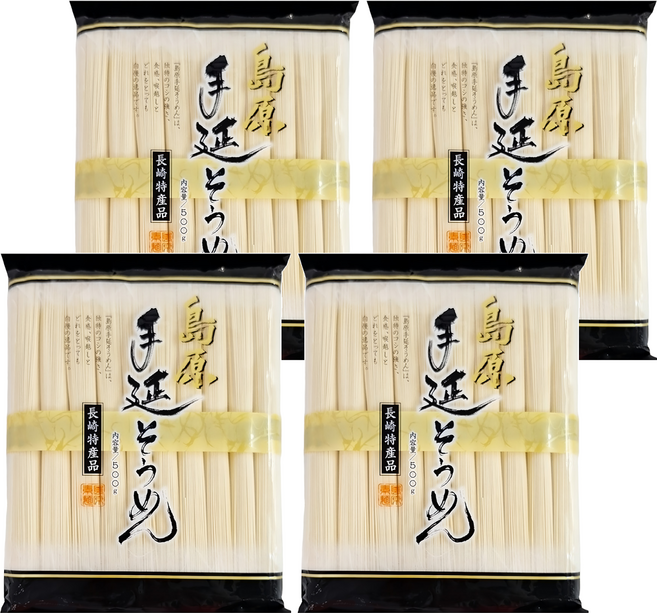 TANAKA 田中 島原 手延麵, 500g, 4包