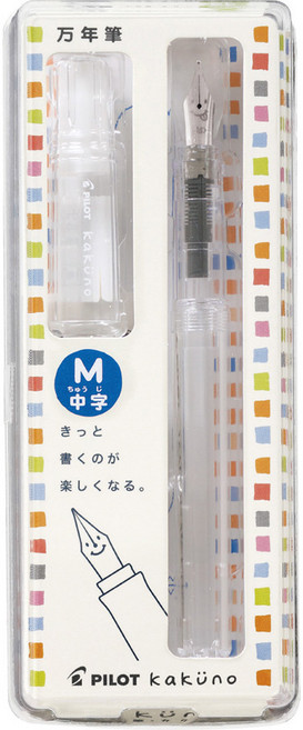 PILOT 百樂 kakuno 微笑鋼筆 FKA-1SR-NCM, 透明色