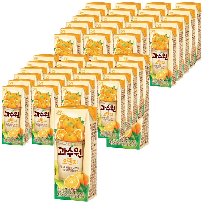 남양과수원 오렌지, 190ml, 48개