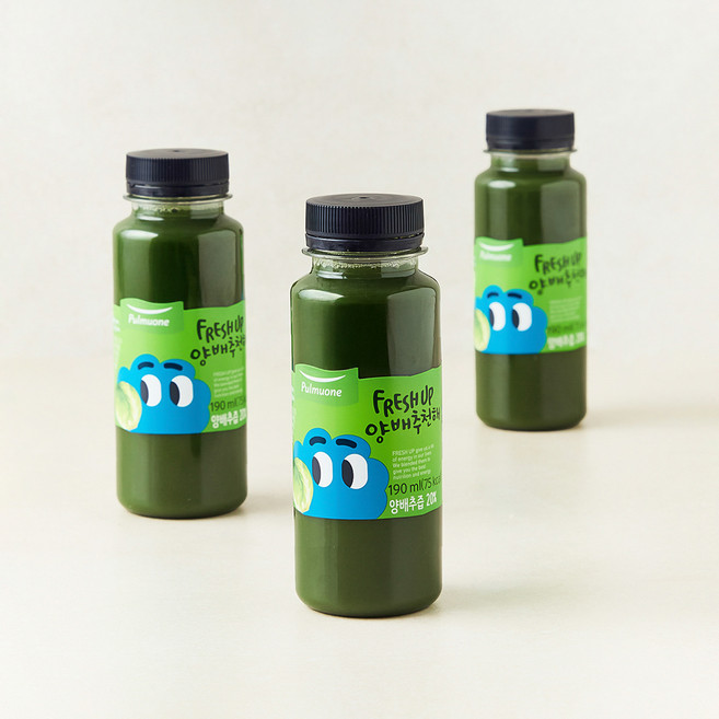 풀무원 프레시업 양배추천해 주스, 190ml, 3개