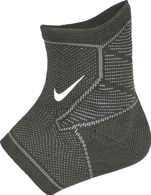 NIKE 耐吉 PRO針織護踝套, 黑, 1個