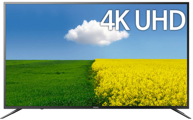트루비 4K UHD DLED TV, 164cm(65인치), B650UHD, 스탠드형, 방문설치