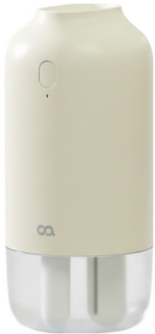 오아 듀얼미스트 미니 휴대용 초음파 탁상용 무선가습기, Oa-Hm048_1, 베이지