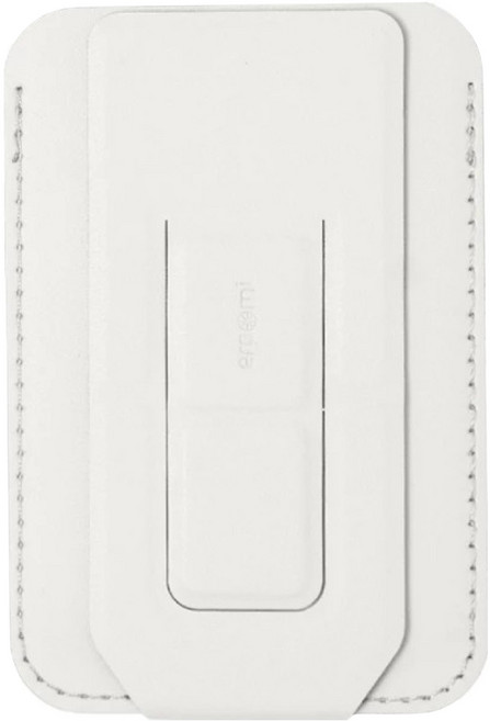 ergomi Ares 磁吸手機卡夾支架 95x65x5.6mm PU/磁鐵/吸波材, 迷霧灰, 1個