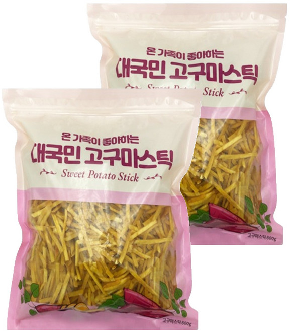 대국민 고구마스틱, 800g, 2개