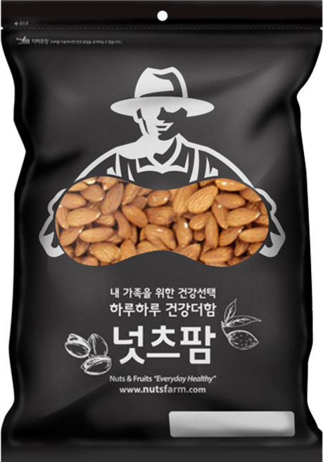 넛츠팜 생아몬드, 400g, 1개