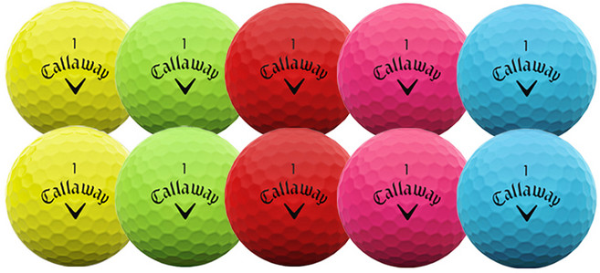 캘러웨이 골프공 로스트볼 실속형 10p 세트, 1세트, 10개입, 혼합색상