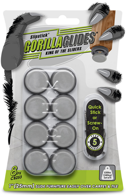 斯利斯蒂克 Gorilla Glide 防滑兩用固定傢俱移動滑墊