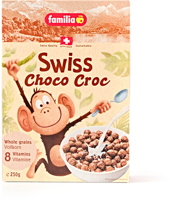 패밀리아 스위스 초코 크록 시리얼, 250g, 1개