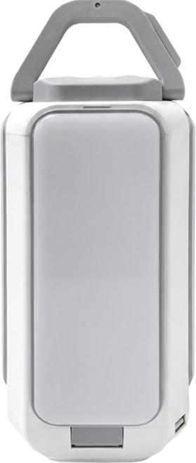 Kinyo 充電式LED折疊露營燈 CP-083 10 x 9 x 18cm 470g, 白色 + 灰色, 1個