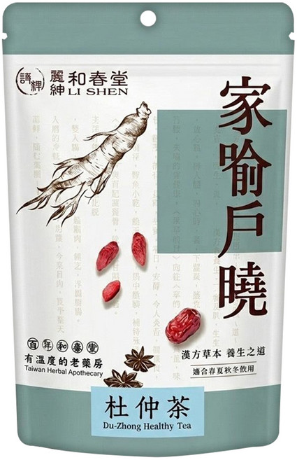 麗紳和春堂 給你杜仲茶, 10包, 10g, 1袋
