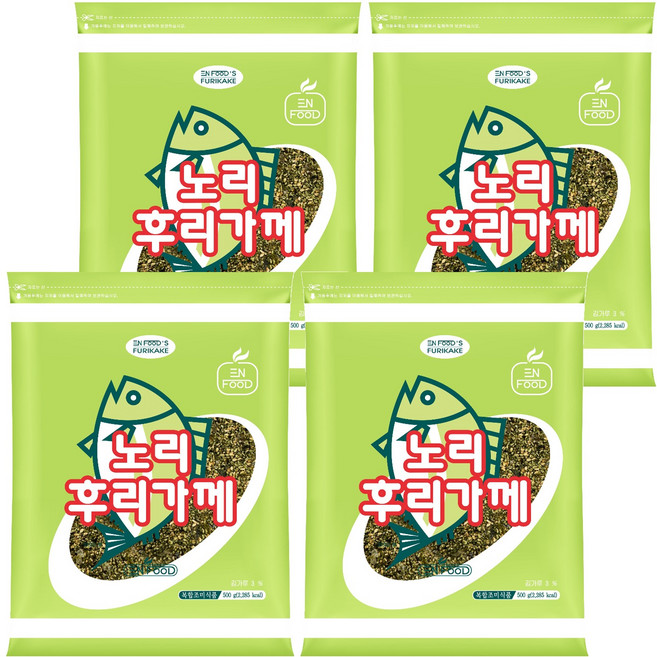 이엔푸드 노리 후리가께, 500g, 4박스