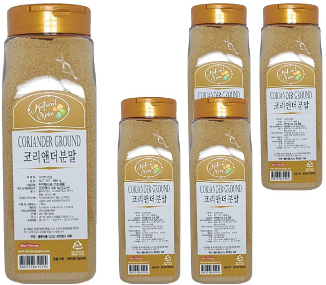 내츄럴스파이스 코리앤더 그라운드, 450g, 5개
