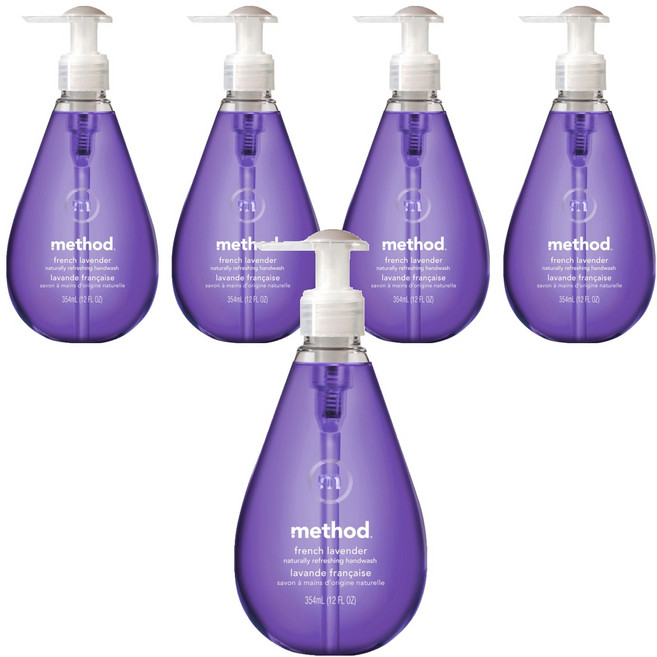 메소드 고보습 핸드워시 프렌치 라벤더, 354ml, 5개