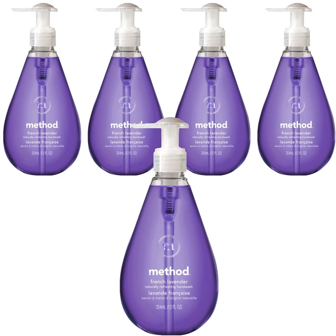 메소드 고보습 핸드워시 프렌치 라벤더, 354ml, 5개 - 쿠팡