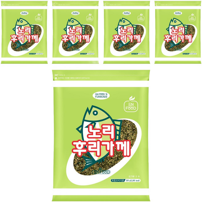 이엔푸드 노리 후리가께, 500g, 5개