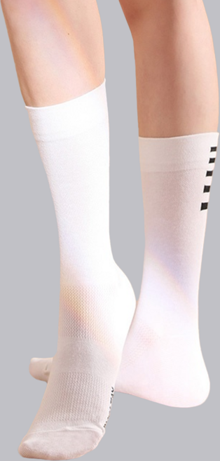 Pelle Tricot 運動襪, 白色 + 黑色, 1雙