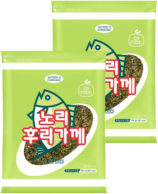 이엔푸드 노리 후리가께, 500g, 2개