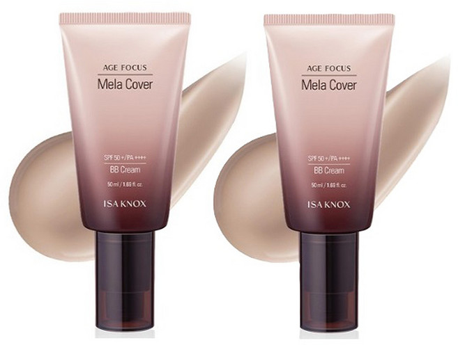 이자녹스 에이지 포커스 멜라 커버 비비크림 SPF50+ PA++++, 2개, 50ml