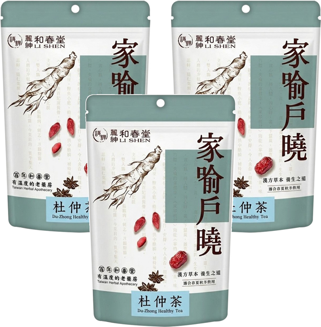 麗紳和春堂 給你杜仲茶, 10包, 10g, 3袋