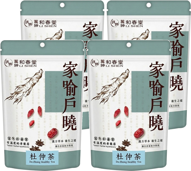 麗紳和春堂 給你杜仲茶, 10包, 10g, 4袋