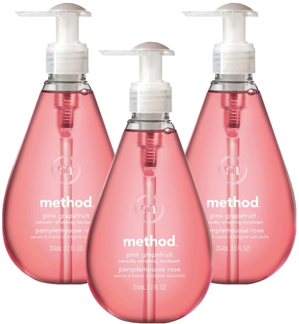 메소드 고보습 핸드워시 핑크그레이프, 354ml, 3개 - 쿠팡