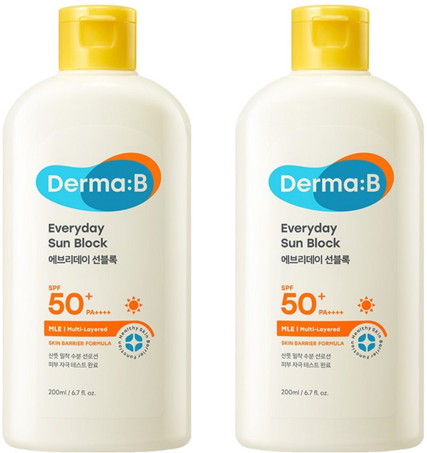 더마비 에브리데이 선블록 SPF50+ PA++++, 200ml, 2개