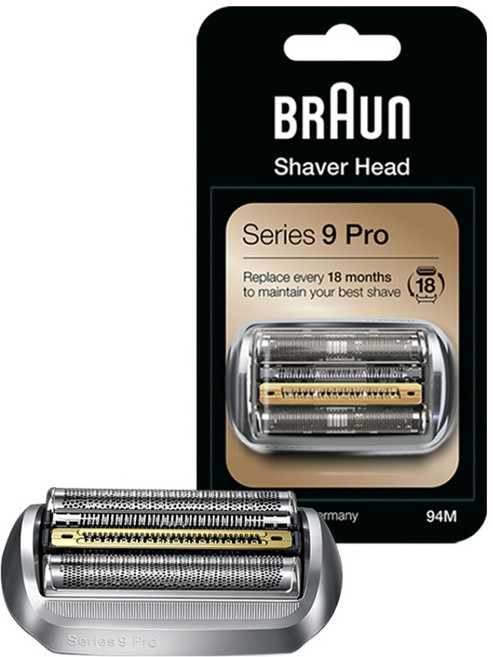 BRAUN 정품 시리즈9 면도기 교체용 날망 일체형, 94m, 혼합색상, 1개