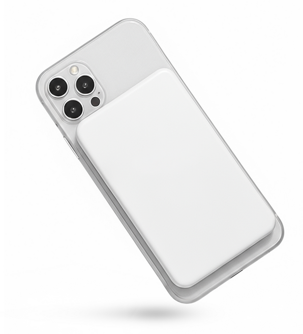 뉴클 젤리파워 PD 22.5W 맥세이프 보조배터리 5000mAh, 화이트, NCPB-5KPD-20-LG