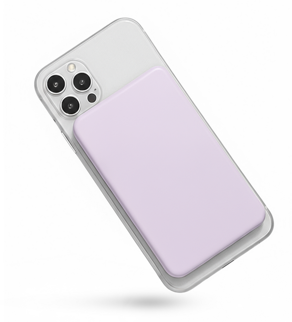 뉴클 젤리파워 PD 22.5W 맥세이프 보조배터리 5000mAh, 퍼플, NCPB-5KPD-20-LG