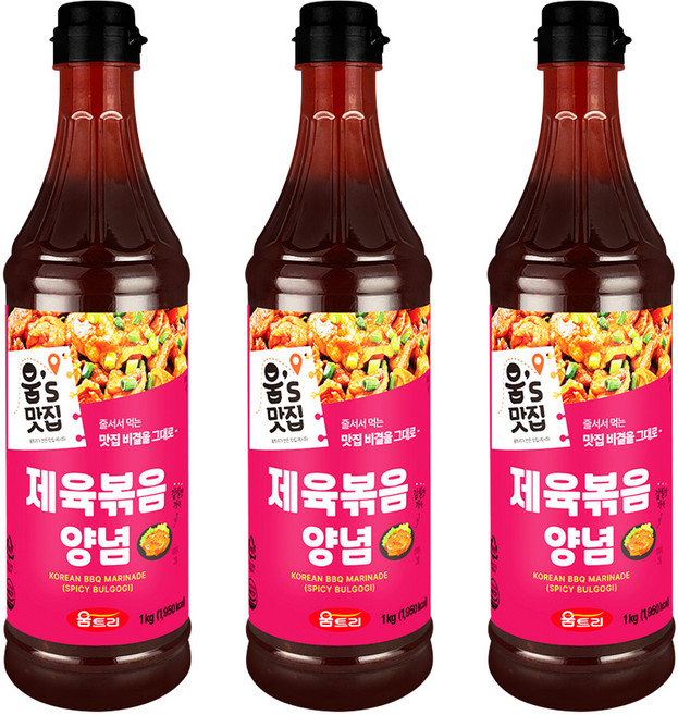움트리 제육볶음양념, 1kg, 3개