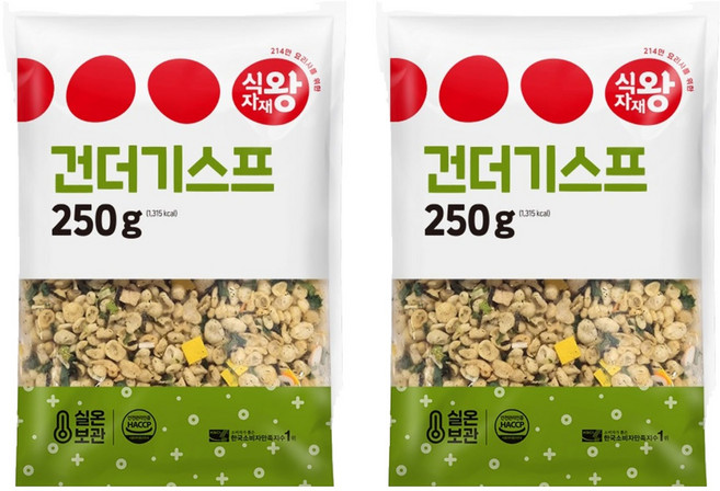 식자재왕 건더기스프, 250g, 2개