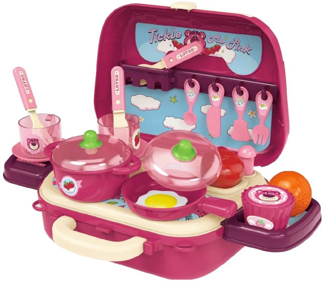 XIONG CHENG 皮克斯 熊抱哥爐台手提箱 3歲以上, 酒紅色, 1組