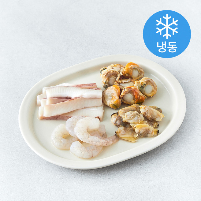 알찬해 쏙쏙 한끼 해물팩 (냉동), 80g, 7개입