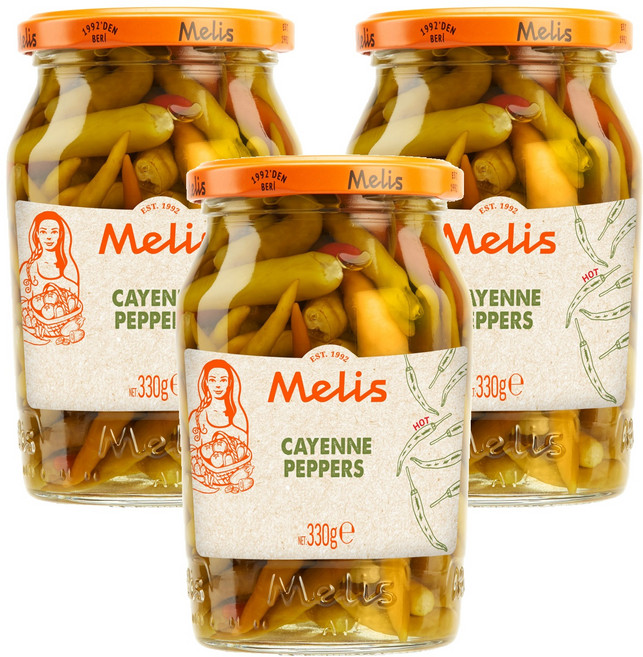 멜리스 핫케이엔 페퍼, 3개, 330g