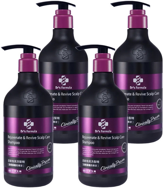 台塑生醫 Dr's Formula 逆齡喚黑洗髮精, 580g, 4件
