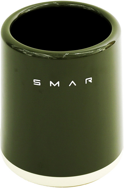 SMAR 輕奢風潤色圓形垃圾桶 A-415-GR, 橄欖綠