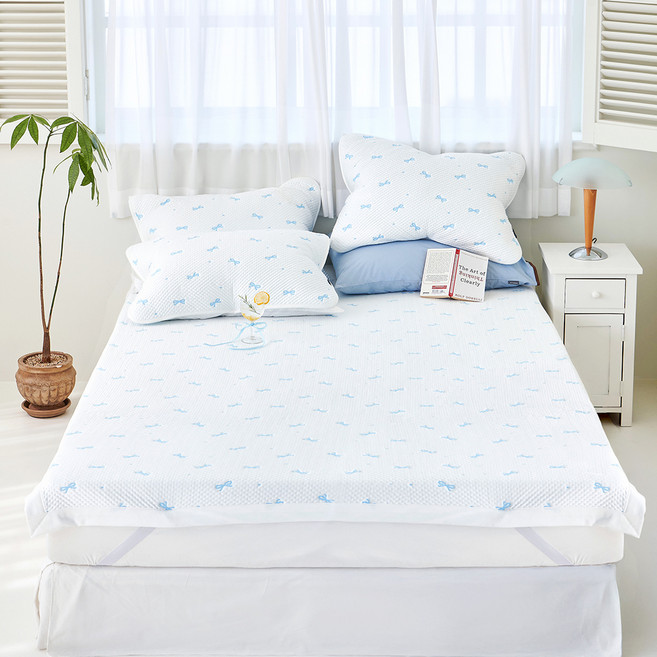 쁘리엘르 듀라에어 냉감 패드, 메리제인 블루