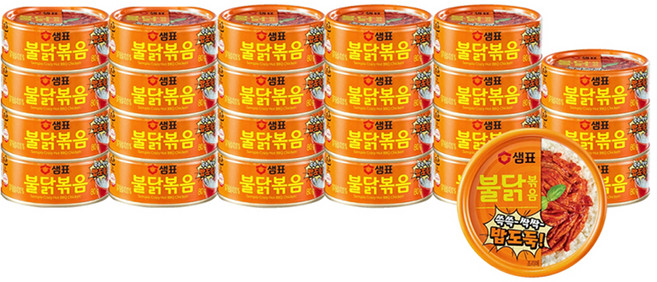 샘표 불닭볶음, 80g, 24개