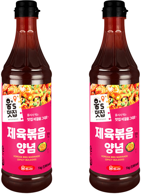 움트리 제육볶음양념, 1kg, 2개