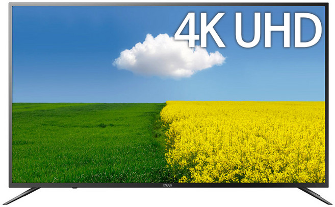 트루비 4K UHD DLED TV, 164cm(65인치), B650UHD HDR Slim, 벽걸이형, 방문설치