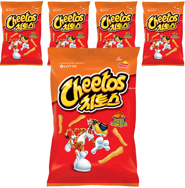 치토스 스모키바베큐맛, 82g, 5개